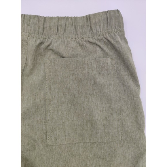 Lucky Brand Boys Shorts‎ Olive Green Elastic Waist Casual Size L 14/16 - Picture 3 of 16